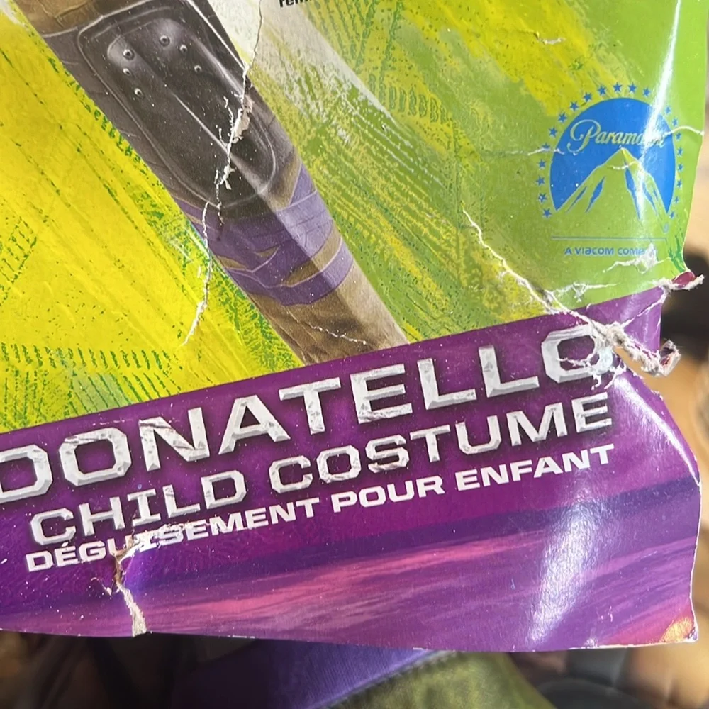 TEENAGE MUTANT NINJA TURTLES. DONATELLO New in pkg. Rubies.